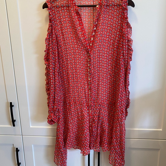 The Kooples silk sheer dress shell - Picture 3 of 7